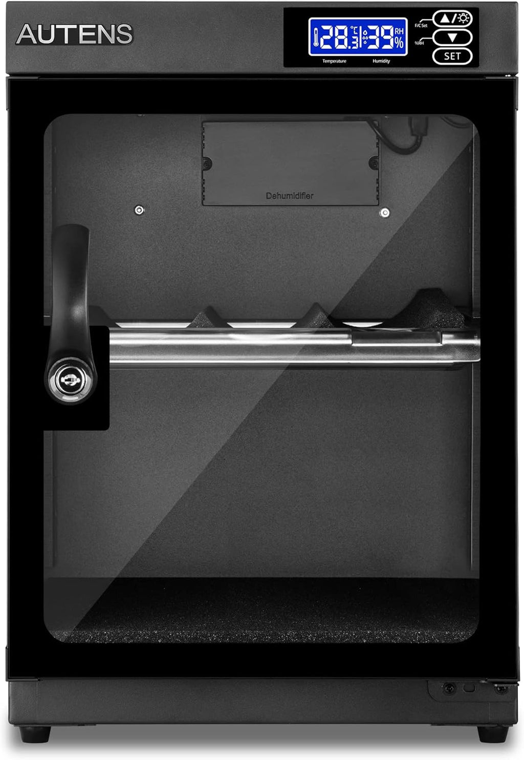 AUTENS 30L Dehumidifying Dry Cabinet Box, Digital Control Noiseless and Energy Saving, for DSLR SLR Camera Lens and Electronic Equipment Storage,Temperature Humidity LED Dual Screen