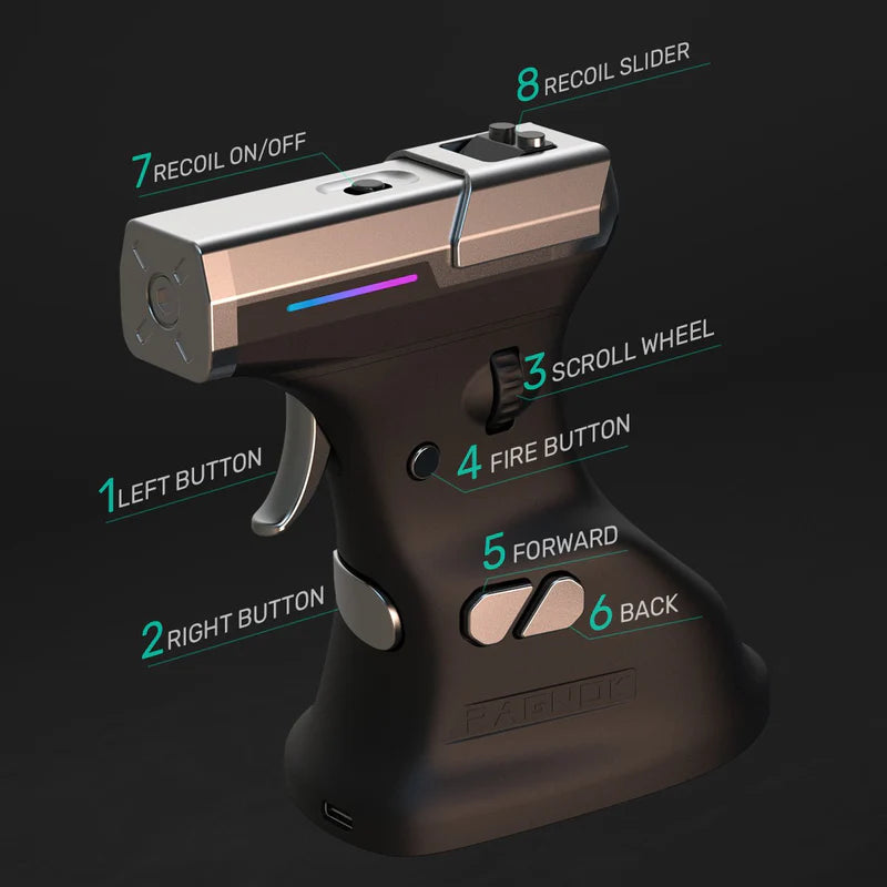 ErgoStrike7: Next-Gen FPS Gaming Mouse with Recoil