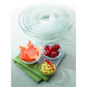 10 pc Clear Bowl Stackable Set