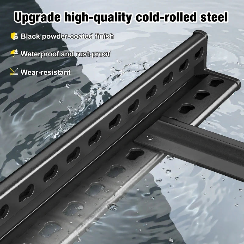 35.5"W x 72"H Storage Shelves 2500 LBS Adjustable Metal Shelving for Garage, Basement, Kitchen and Pantry - 2-Pack